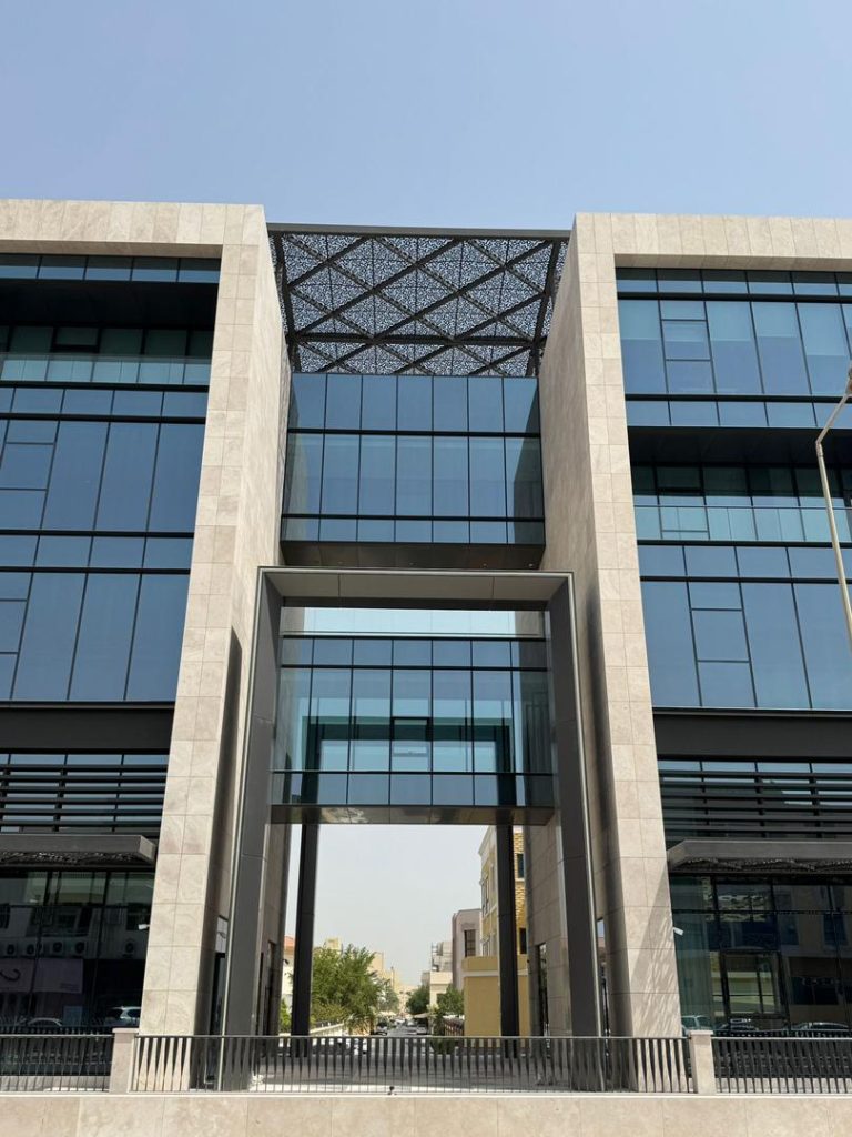 Bahrain Project Featuring Cross Cut Beige Travertine